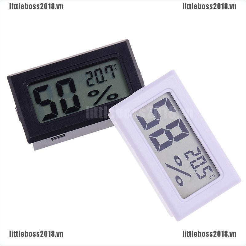 Thiết bị đo độ ẩm và nhiệt độ không khí kỹ thuật số màn hình LCD