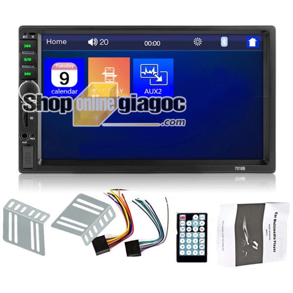 [HN] Đầu Phát Nhạc Mp5 Cảm Ứng 7 Inch HD Bluetooth 7018B | BigBuy360 - bigbuy360.vn