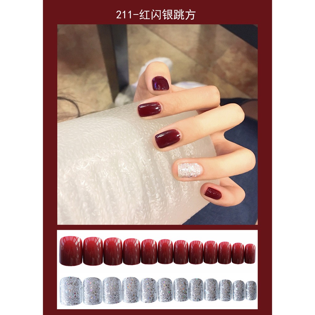 bộ 24 móng tay giả nails