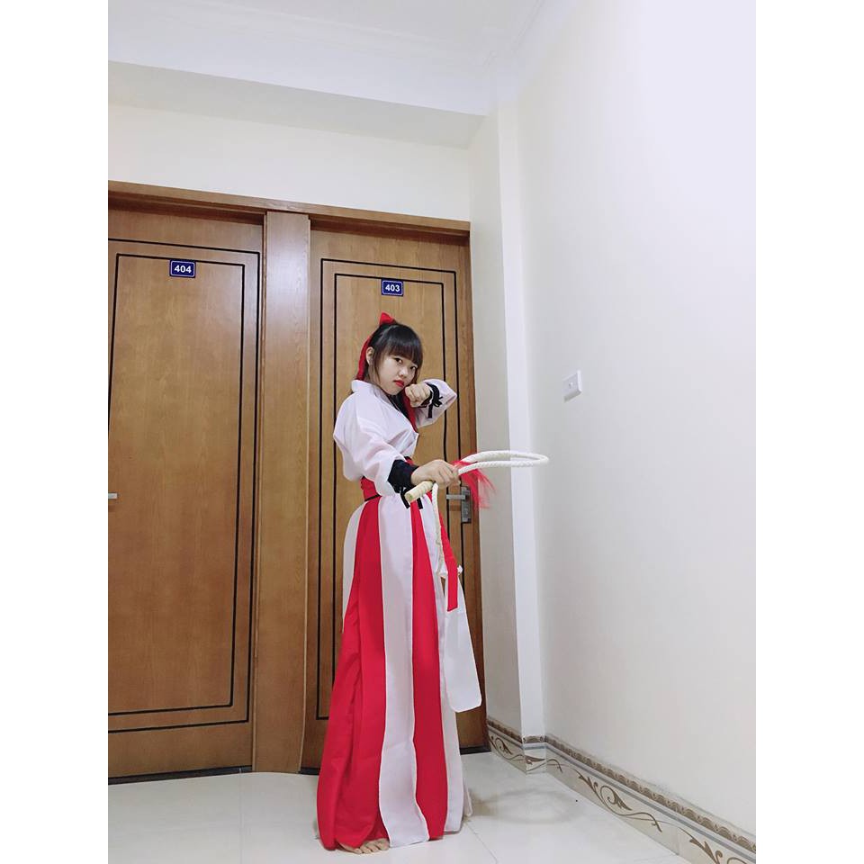 Váy cổ trang nữ phong cách kiếm hiệp, cosplay nữ hiệp khách