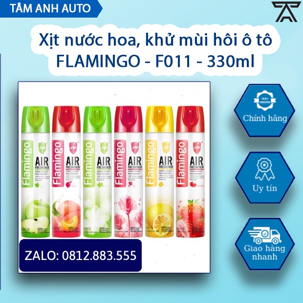 Xịt khử mùi xe ô tô Air Freshener Flamingo F011