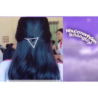 Thuốc nhuộm tóc xanh đen nhuộm từ nền đen 𝐡𝐚̀𝐧𝐠 𝐜𝐡𝐢́𝐧𝐡 𝐡𝐚̃𝐧𝐠 💙💙