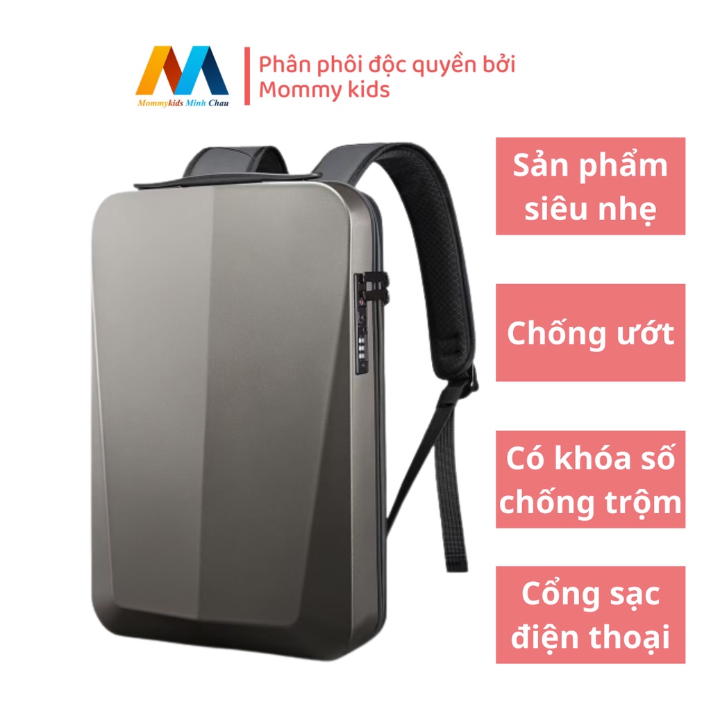 Balo Doanh Nhân MOMMYKIDS MINH CHÂUđựng laptop 13 inch, 14 inch, 15.6 inch cho cả nam và nữ