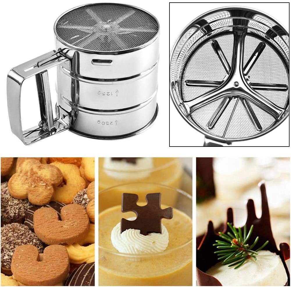 Rây Lưới Lọc Bột ANAEAT Làm Từ Thép Không Gỉ Chất Lượng Cao Dùng Làm Bánh Tiện Dụng