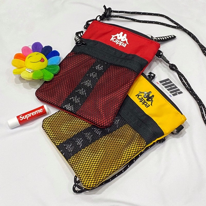 TÚI ĐEO CHÉO KAPPA Pouch Bag - Dây Phản Quang