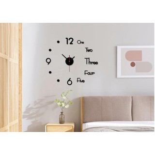 Đồng Hồ Dán Tường 3D Thiết Kế Sang Trọng - It Smart