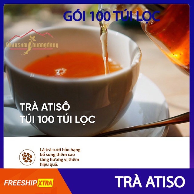 Trà Atiso túi lọc Ladophar x 2g Trà Actiso Đà Lạt, món quà sức khỏe từ thiên nhiên