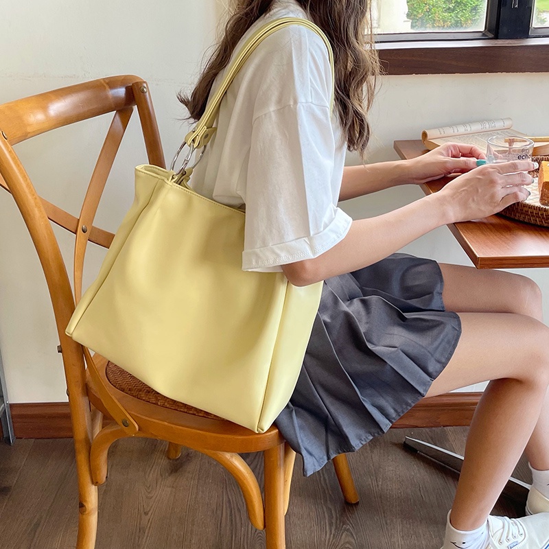 Túi Xách Nữ Tote Da PU Kích Thước 31x27x8cm Hàng Có Sẵn Giao Nhanh Hình Thật Có Chụp Bên Trong Sily Bags Jess25