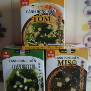 [FREESHIP 99K TOÀN QUỐC Combo 3 hộp canh rong biển nhật