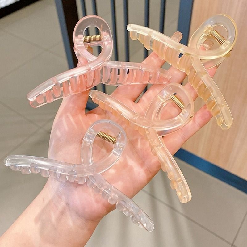 Kẹp tóc acrylic nhiều màu thời trang thích hợp cho nữ