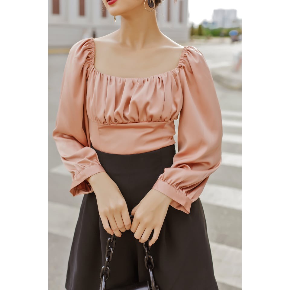 Áo croptop dài tay