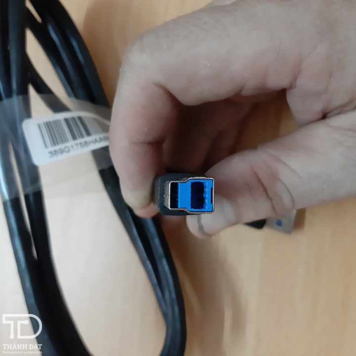 Cáp USB 3.0 Type A sang Type B tốc độ cao hàng chuẩn bóc máy