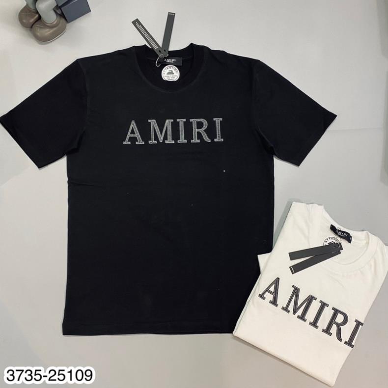 Áo phông Nam Thêu Chữ AMIRI Cao Cấp - Áo Phông AMIRI Chữ Da