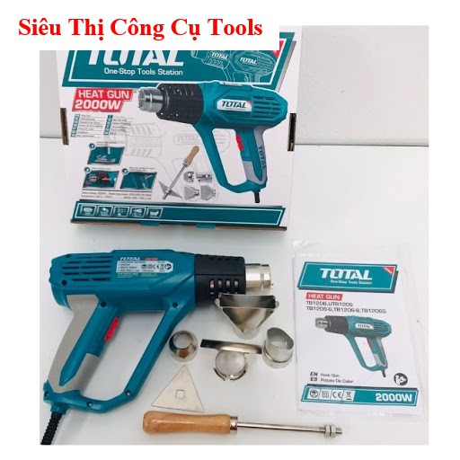 Súng thổi hơi nóng TOTAL TB1206 2000W