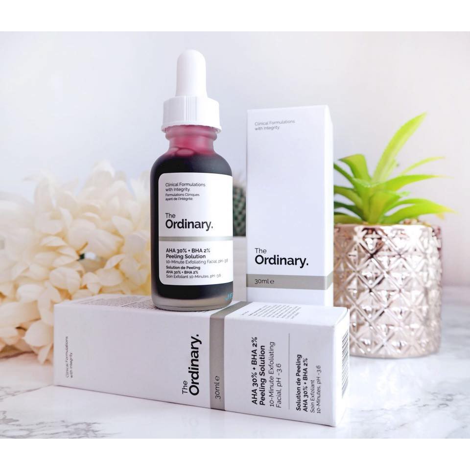 { có hóa đơn } The Ordinary AHA 30% + BHA 2% Peeling Solution tẩy tế bào chết hoá học