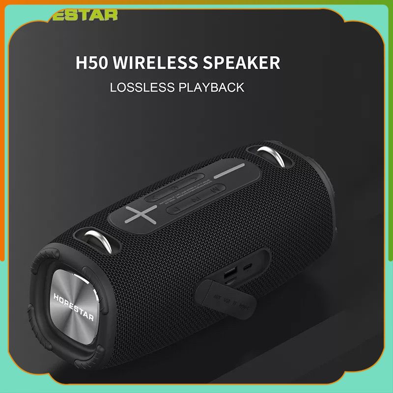 Loa Bluetooth mini Không Dây HopeStar H50, Loa di động Chống nước Pin Trâu Âm Thanh Cực Đã BH 6 tháng
