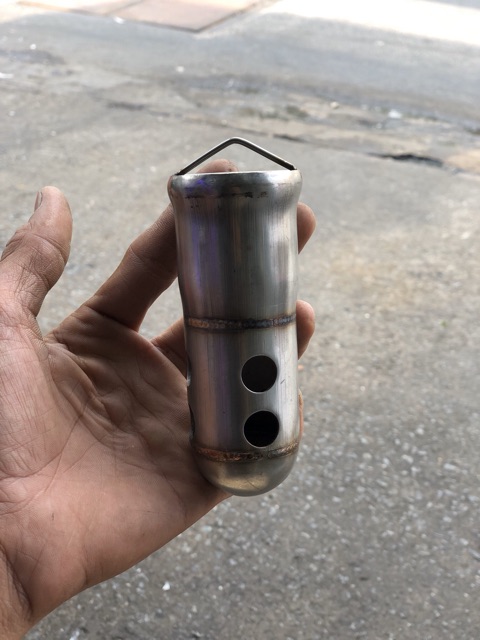 Tiêu giảm thanh bỏ trong pô lon inox 304