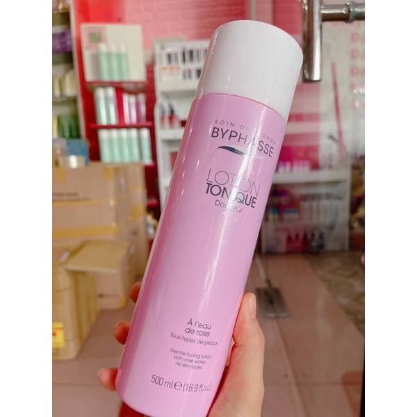 Nước Hoa Hồng BYPHASSE Toner Byphasse Lotion 500ml cho mọi loại da