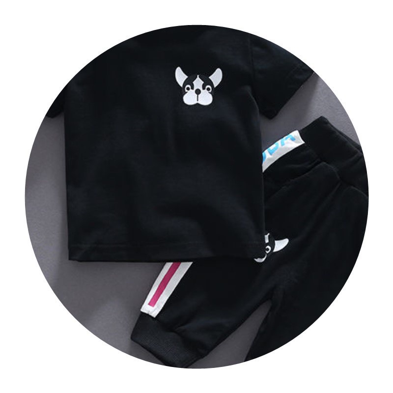 Bộ Cộc Tay Hình Cún DPA Trẻ Em, Bộ Cộc Tay Cho Bé Trai Và Bé Gái Anh Chất Cotton Ken Store