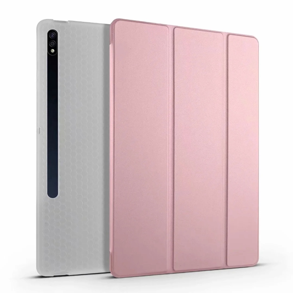 Bao da đứng thông minh có khe để bút cho Samsung Galaxy Tab S7 FE SM-T730 T735 T736
