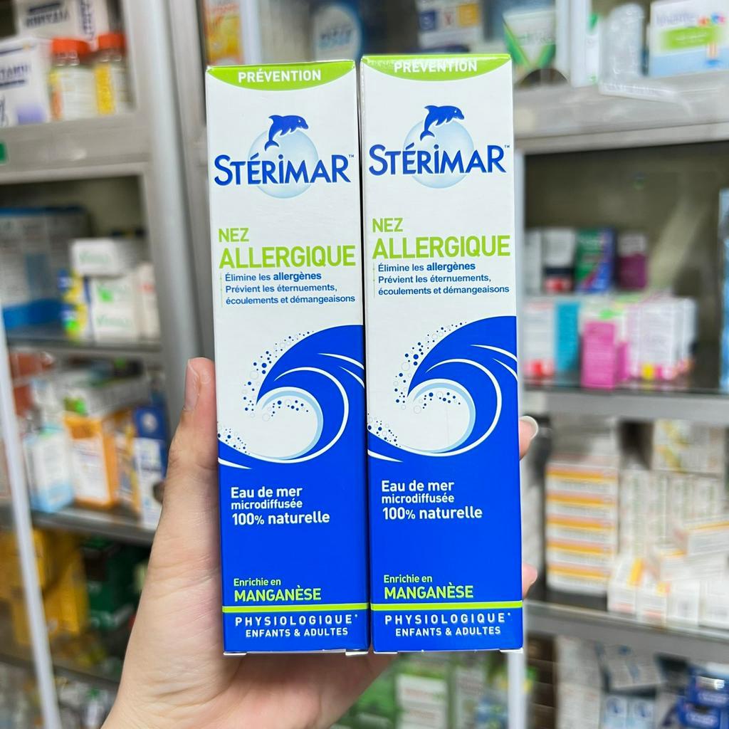 Dung dịch xịt mũi Sterimar Allergic nose chai 50ml - Chống nghẹt mũi, vệ sinh mũi, ngừa dị ứng
