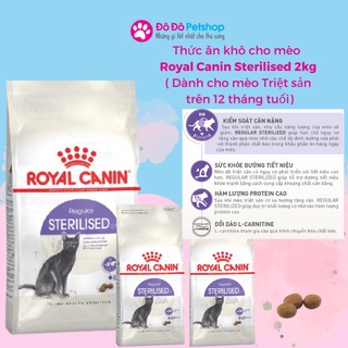 Thức Ăn Hạt Khô Cho Mèo Triệt Sản Royal Canin STERILISED