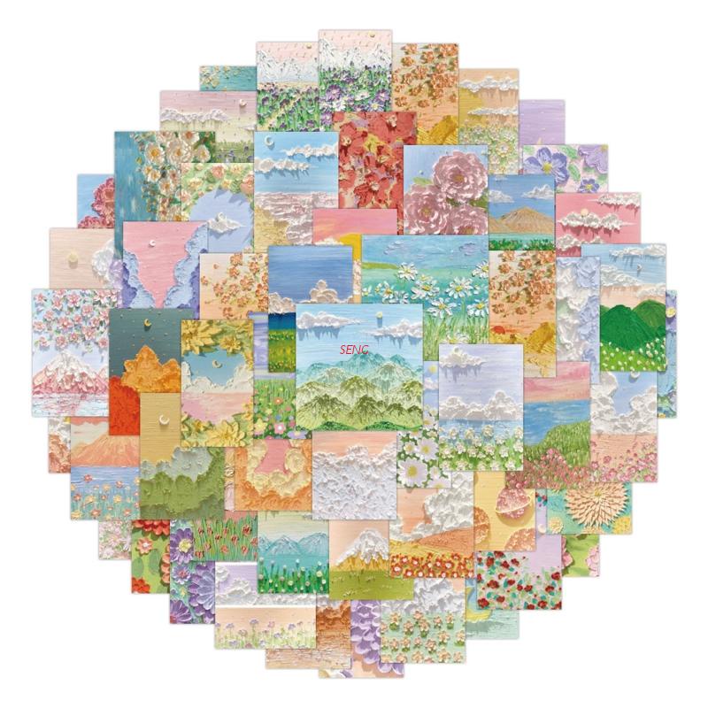 Bộ 50 Miếng Dán Trang Trí Tường Graffiti Chống Thấm Nước DIY