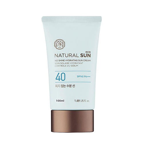 Kem Chống Nắng TheFaceShop Natural Eco No Shine Hydrating SunCream Spf40 100Ml