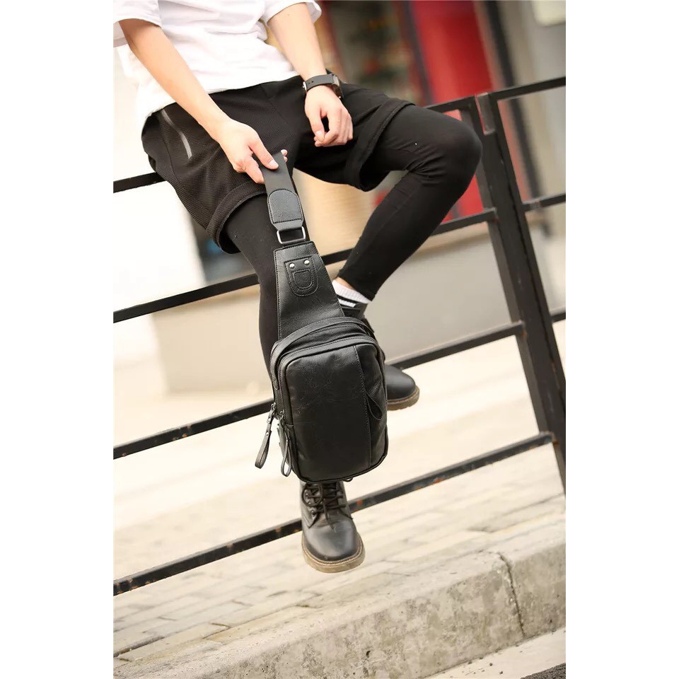 Túi Đeo Chéo Nam 🎁FREESHIP🎁 Giảm 10k nhập [VIDA9K]🎁 Túi đeo chéo hàn quốc trẻ trung năng động | BigBuy360 - bigbuy360.vn