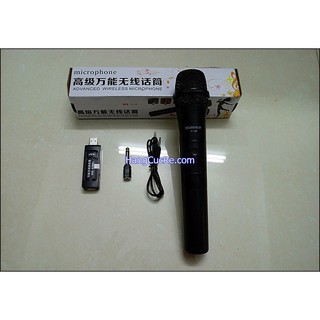 Micro karaoke không dây Daile cho loa kèm jack 6.5mm