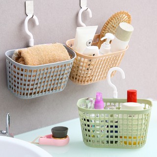Giỏ Lưới Nhựa Vuông Tròn Treo Đồ Tiện Lợi