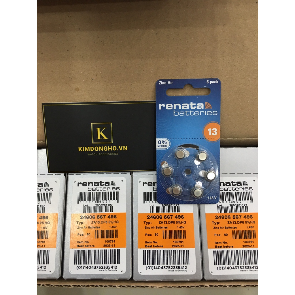 Pin Trợ Thính 10 VIÊN PR48/ PR44/ PR70/ PR41 -A13, A675, A312, A10 không chứa chất thuỷ ngân