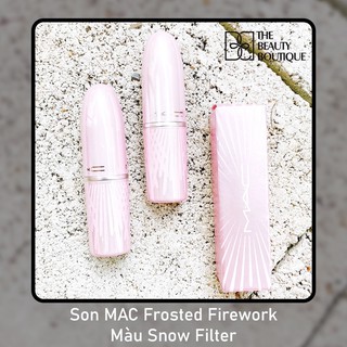 Son MAC Frosted Firework màu Snowfilter
