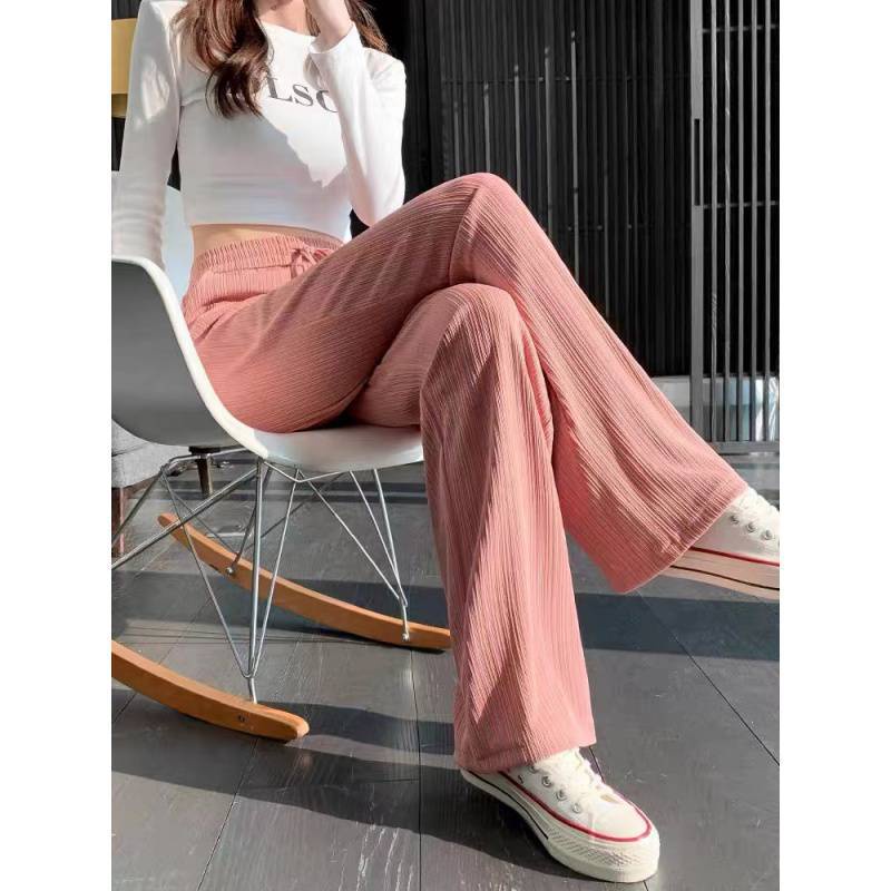 Quần Suông Tăm Nhiều Màu PEONYB Nữ [FREESHIP]  Culottes ống rộng kéo dài chân cạp chun mát kiểu dáng hàn quốc