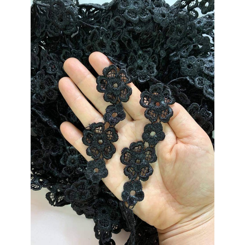Ren chỉ viền cao cấp trang trí váy áo