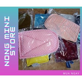 Miếng Nhắc Nồi Cách Nhiệt Vải Bố tiện lợi ( 1 bộ 2 miếng giao màu ngẫu nhiên )