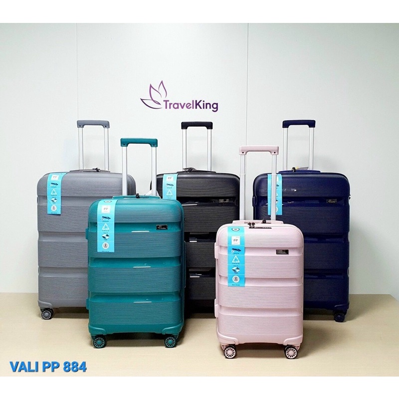 VALI TRAVELKING VỚI THIẾT KẾ NHỰA PP CHỐNG XƯỚC VA ĐẬP