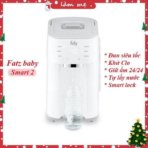 Hàng Mới - MÁY ĐUN VÀ HÂM NƯỚC PHA SỮA THÔNG MINH FATZBABY - SMART 2 - FB3817TN