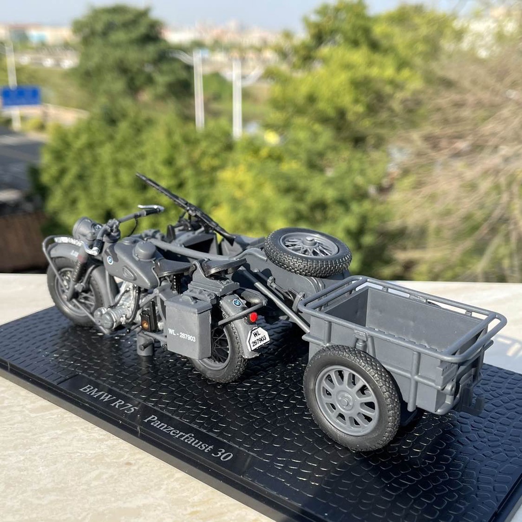 Mô Hình Xe Mô Tô BMW R75 SS18 Tỉ Lệ 1:24 Bằng Hợp Kim Cao Cấp