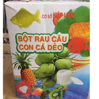 [Thanh Hoá] Hộp Bột rau câu -bột thạch con cá dẻo Hiệp Long, 12 gói x 12g (Không có hàng loại 2)