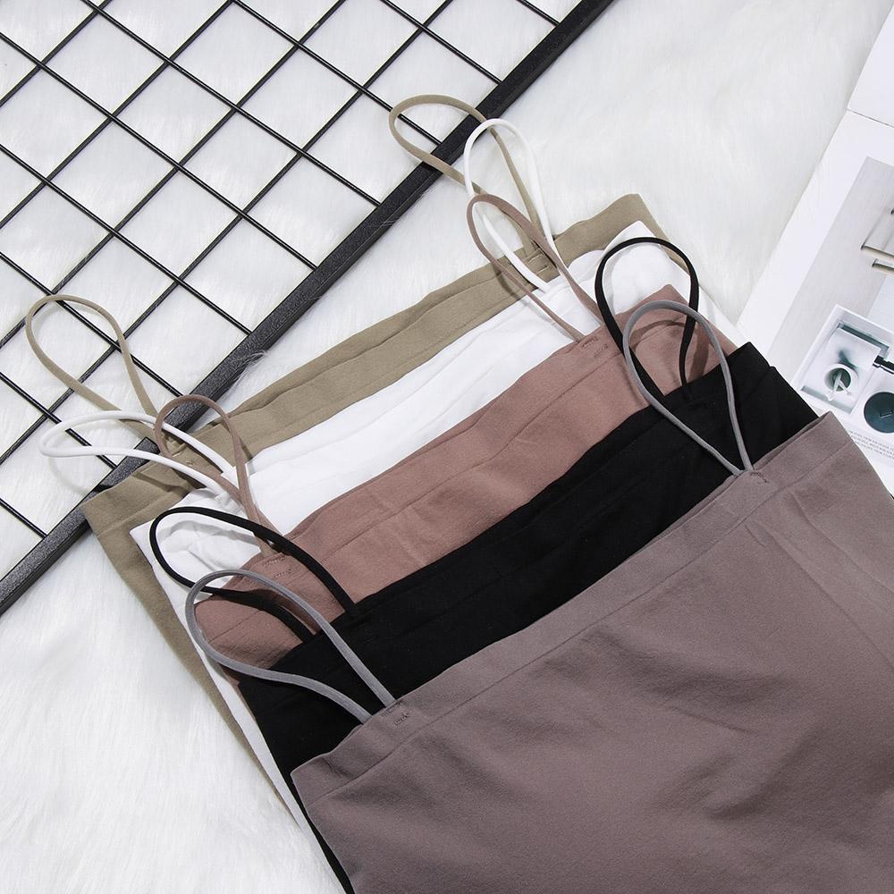 Áo Lót Ngủ Hai Dây Có Mút Đệm Ngực Thoáng Khí 1 Món Thời Trang