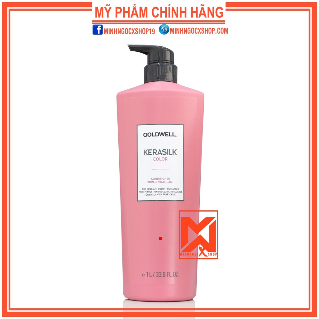 Dầu xả duy trì màu nhuộm GOLDWELL KERASILK COLOR 1000ml chính hãng