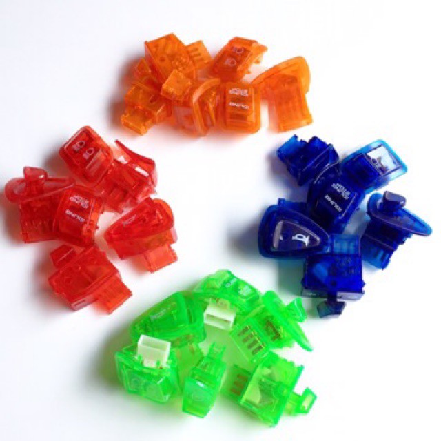 Nút Công Tắc Điều Khiển Trung Tâm Màu Trong Suốt Cho Honda Beat fi Spoony fi Vario125