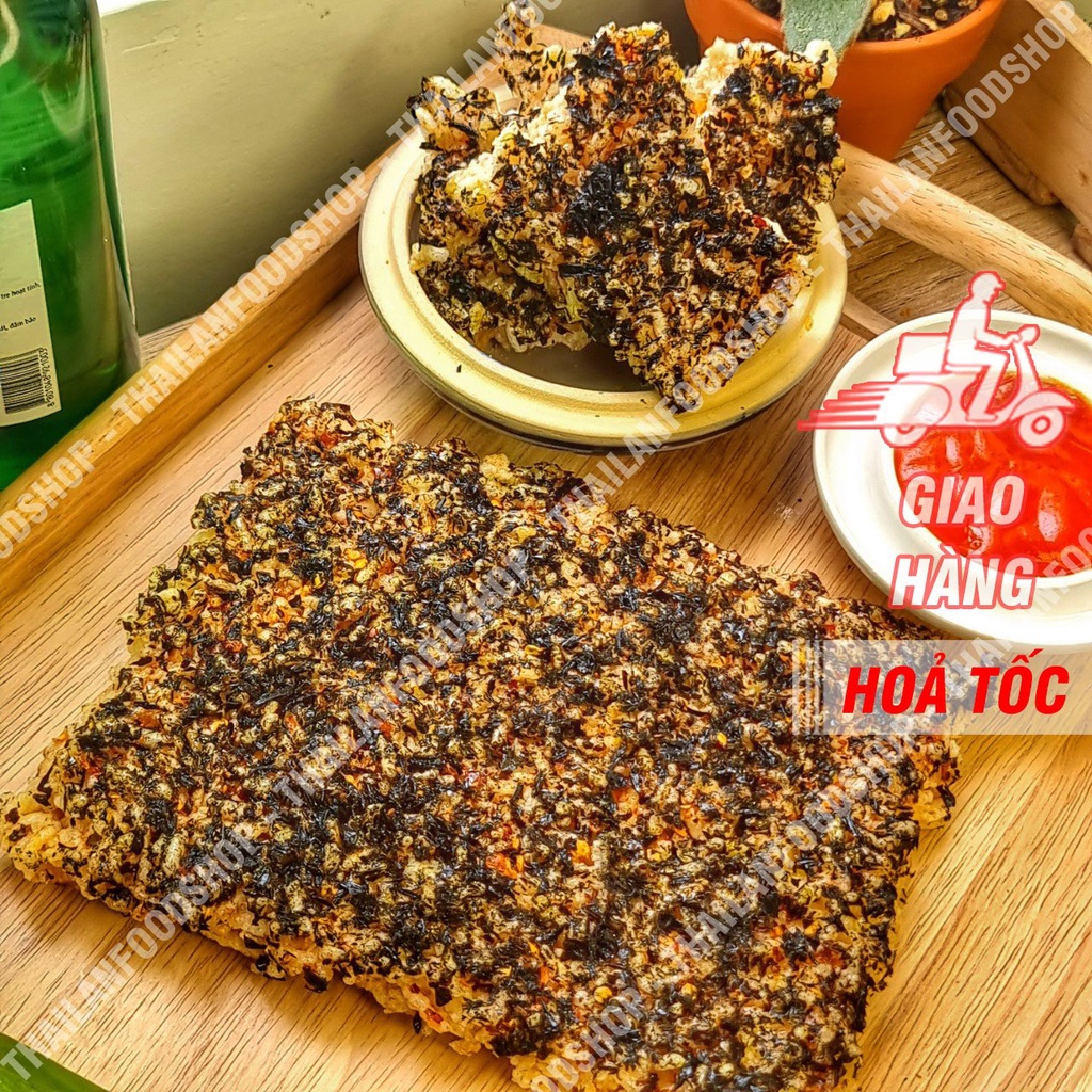Cơm Cháy Rong Biển Chay Siêu Siêu Ngon (Cơm Cháy Chay) Túi 180gr