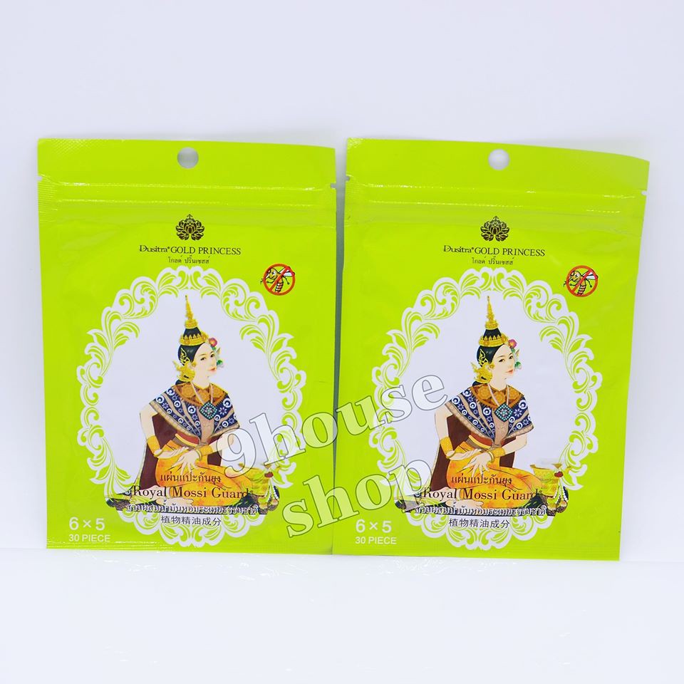 Dán Chống muỗi Gold Princess Royal Thái Lan (gói 30 miếng)