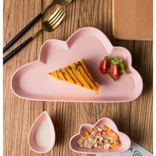 Đĩa sứ hình đám mây cho bé ADKN
