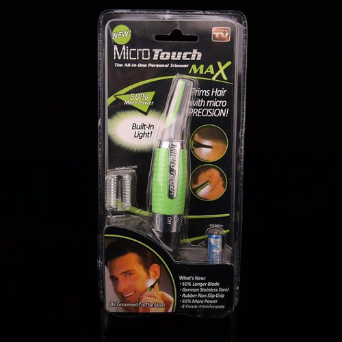  [Đang Sales] Máy Cạo Râu Tỉa Lông Mũi Đa Năng Micro Touch Max Có Đèn  - [bachhoagiadung24h]  XCMD