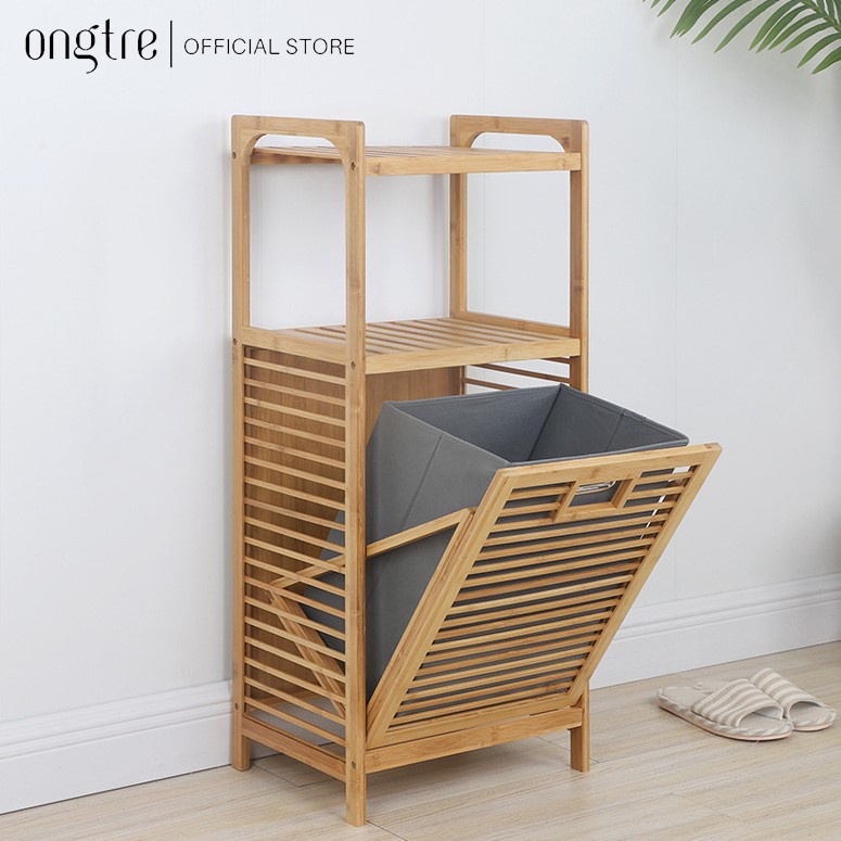 Kệ giá tre đa năng ONGTRE cao cấp trang trí phòng khách, phòng ngủ