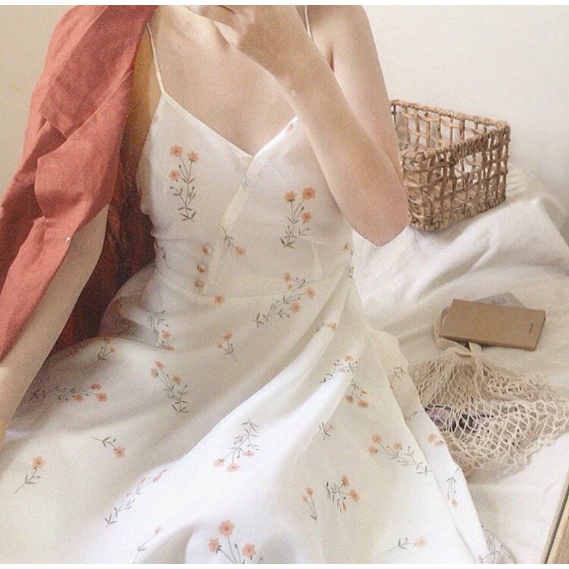 [Mã WAMT1505 giảm 10K đơn 0K] Đầm midi hoa nhí vintage 🌸🌸🌸 | BigBuy360 - bigbuy360.vn
