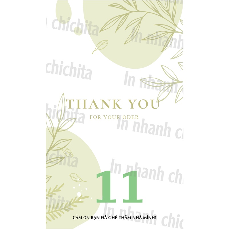 Tem Decal Dán Hộp Carton, Tem Thank You Dán Niêm Phong Hộp cod hàng có sẵn 11x6,5 cm 31-40